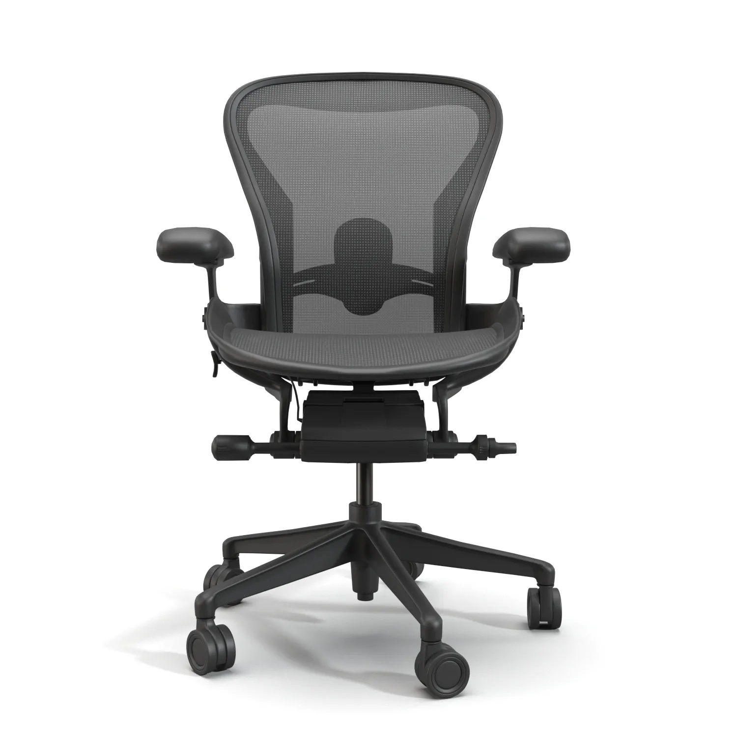 Herman Miller Aeron Chair PBR 3D Model_04